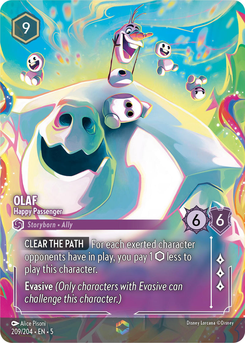 Olaf - Happy Passenger (Enchanted) (209/204) [Shimmering Skies] - Destination Retro