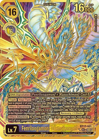 Fenriloogamon: Takemikazuchi [BT17-101] (Textured) [Secret Crisis] - Destination Retro