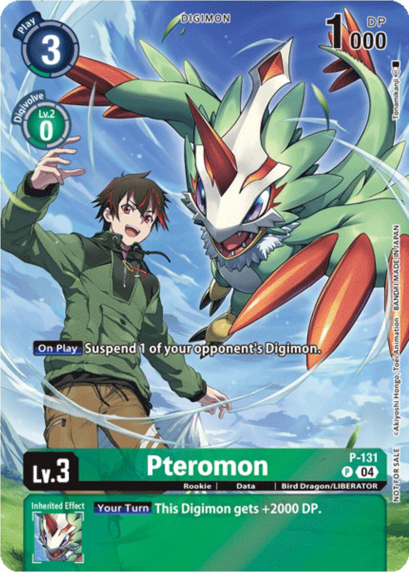 Pteromon [P-131] (Digimon Liberator Promotion) (Textured) [Promotional Cards] - Destination Retro