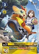 Shoemon [P-134] (Digimon Liberator Promotion) (Textured) [Promotional Cards] - Destination Retro