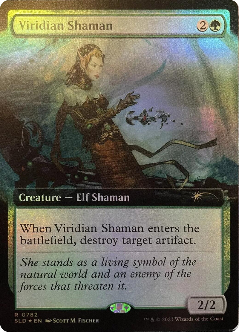 Viridian Shaman (Extended Art) [Secret Lair Drop Series] - Destination Retro