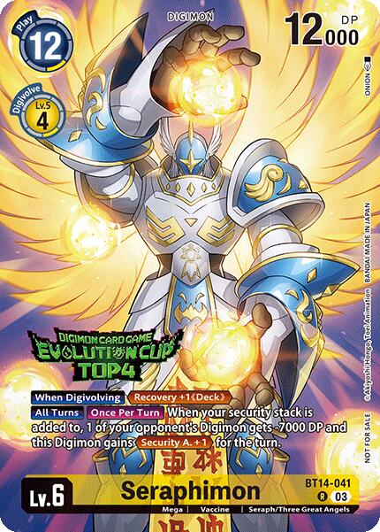 Seraphimon [BT14-041] (2024 Evolution Cup Top 4) [Blast Ace] - Destination Retro