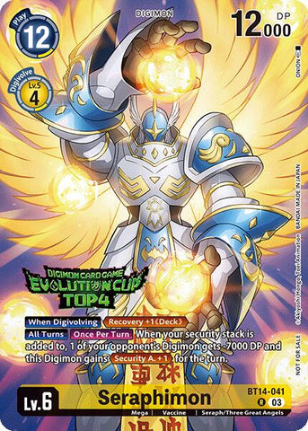 Seraphimon [BT14-041] (2024 Evolution Cup Top 4) [Blast Ace] - Destination Retro