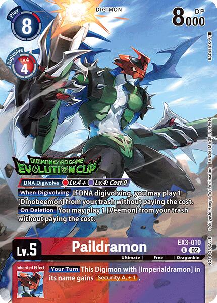Paildramon [EX3-010] (2024 Evolution Cup) [Draconic Roar] - Destination Retro