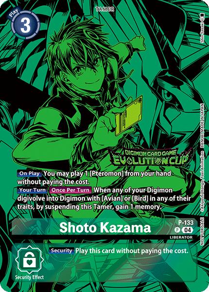 Shoto Kazama [P-133] (2024 Evolution Cup) [Promotional Cards] - Destination Retro