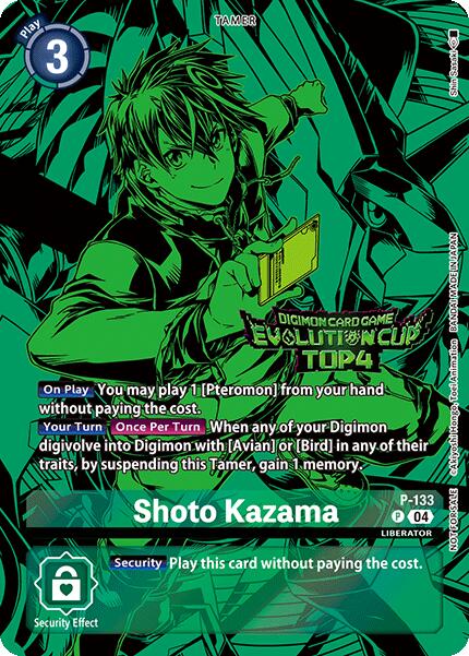 Shoto Kazama [P-133] (2024 Evolution Cup Top 4) [Promotional Cards] - Destination Retro