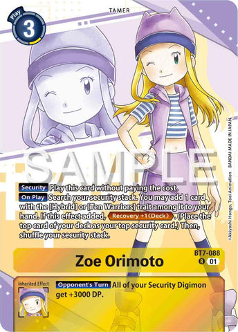 Zoe Orimoto [BT7-088] (Premium Heroines Set) [Next Adventure] - Destination Retro