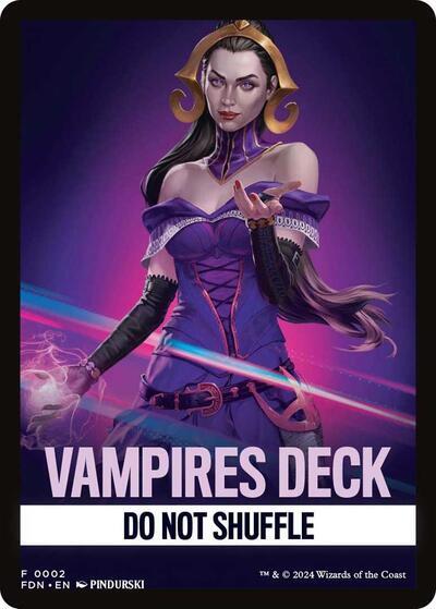 Vampires Deck Theme Card [Foundations Tokens] - Destination Retro