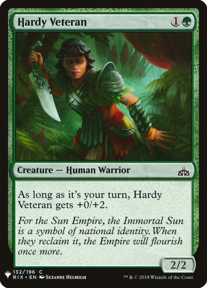 Hardy Veteran [Mystery Booster] - Destination Retro