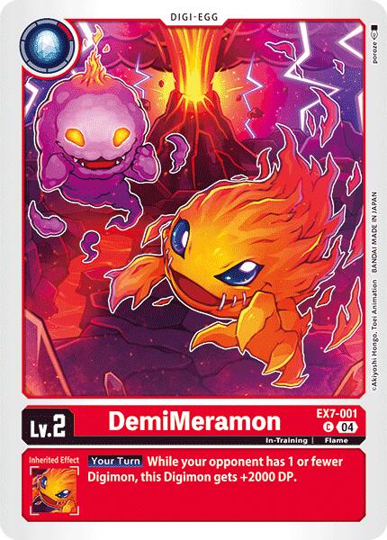 DemiMeramon [EX7-001] [Digimon LIBERATOR] - Destination Retro