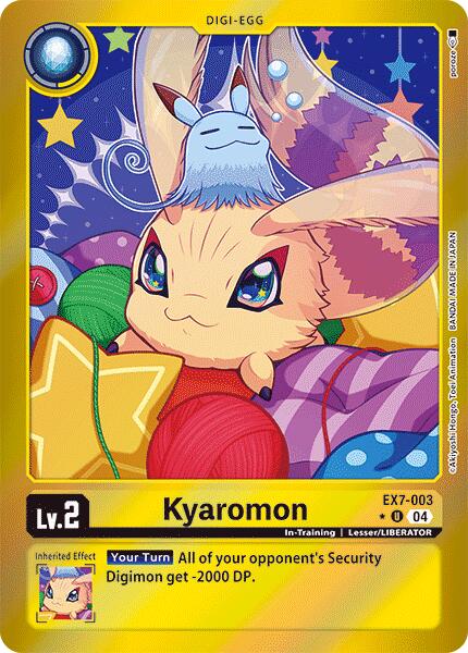 Kyaromon [EX7-003] (Foil) [Digimon LIBERATOR] - Destination Retro