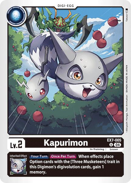 Kapurimon [EX7-005] [Digimon LIBERATOR] - Destination Retro
