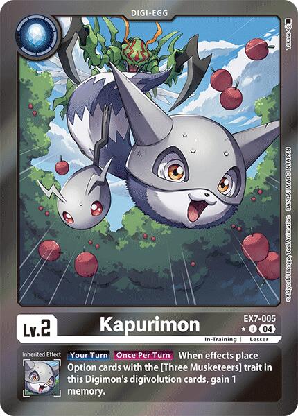 Kapurimon [EX7-005] (Foil) [Digimon LIBERATOR] - Destination Retro