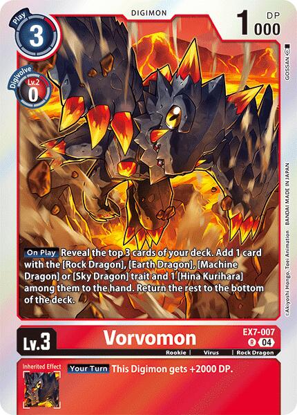 Vorvomon [EX7-007] [Digimon LIBERATOR] - Destination Retro