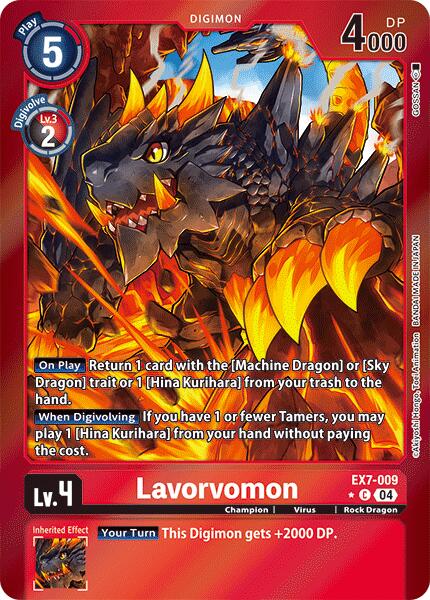 Lavorvomon [EX7-009] (Foil) [Digimon LIBERATOR] - Destination Retro