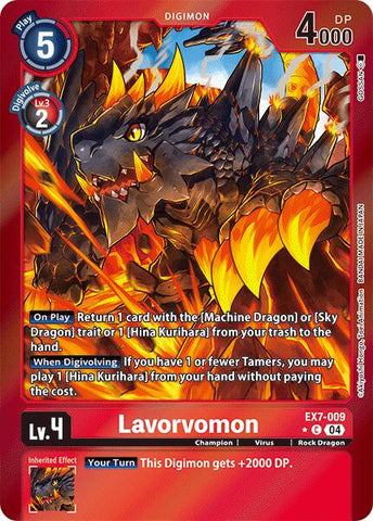 Lavorvomon [EX7-009] (Foil) [Digimon LIBERATOR] - Destination Retro