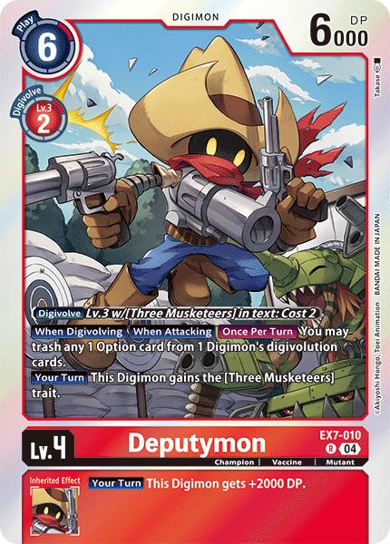 Deputymon [EX7-010] [Digimon LIBERATOR] - Destination Retro