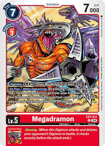 Megadramon [EX7-011] [Digimon LIBERATOR] - Destination Retro