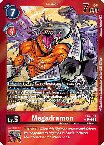 Megadramon [EX7-011] (Foil) [Digimon LIBERATOR] - Destination Retro