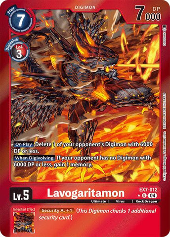 Lavogaritamon [EX7-012] (Foil) [Digimon LIBERATOR] - Destination Retro