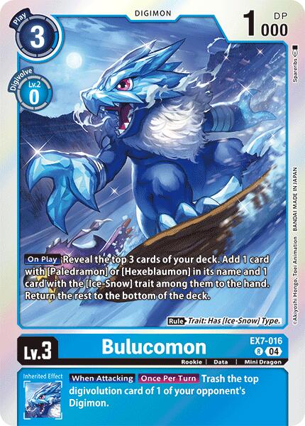 Bulucomon [EX7-016] [Digimon LIBERATOR] - Destination Retro