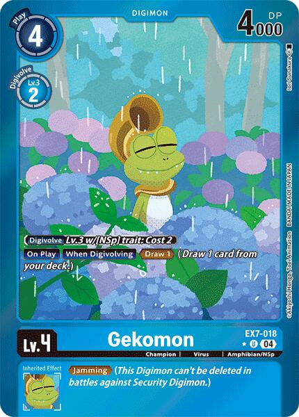 Gekomon [EX7-018] (Foil) [Digimon LIBERATOR] - Destination Retro