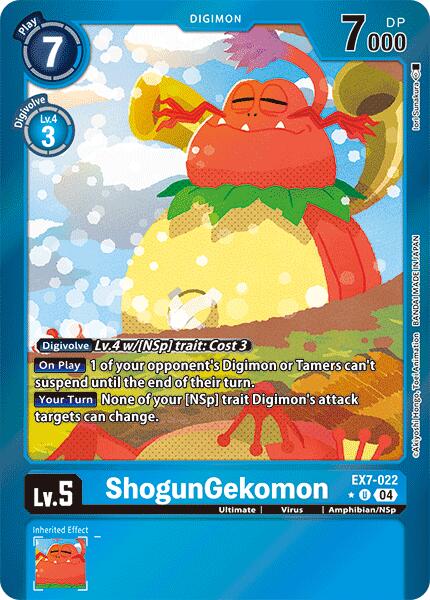 ShogunGekomon [EX7-022] (Foil) [Digimon LIBERATOR] - Destination Retro