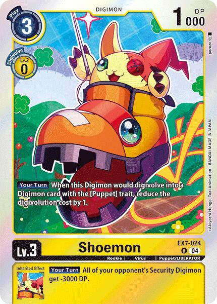 Shoemon [EX7-024] [Digimon LIBERATOR] - Destination Retro