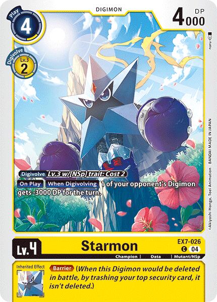 Starmon [EX7-026] [Digimon LIBERATOR] - Destination Retro