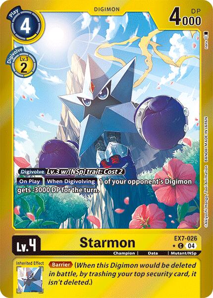 Starmon [EX7-026] (Foil) [Digimon LIBERATOR] - Destination Retro