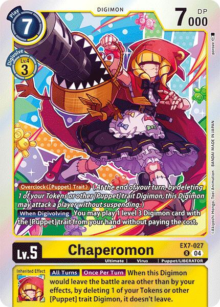 Chaperomon [EX7-027] [Digimon LIBERATOR] - Destination Retro