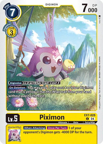 Piximon [EX7-028] [Digimon LIBERATOR] - Destination Retro