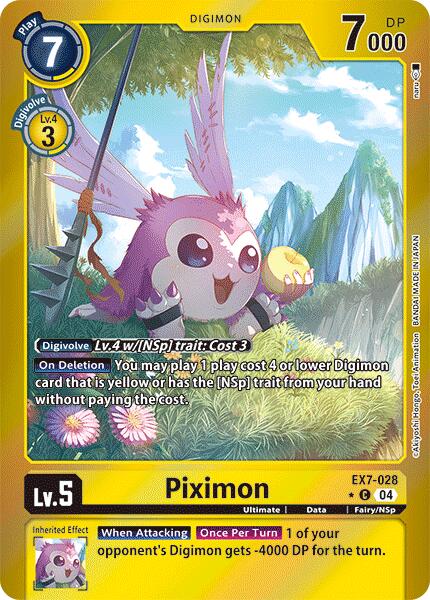 Piximon [EX7-028] (Foil) [Digimon LIBERATOR] - Destination Retro