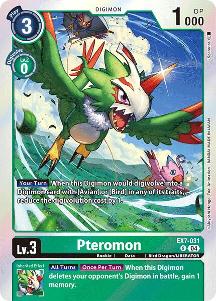 Pteromon [EX7-031] [Digimon LIBERATOR] - Destination Retro