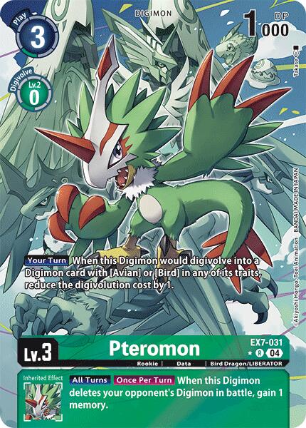 Pteromon [EX7-031] (Alternate Art) [Digimon LIBERATOR] - Destination Retro