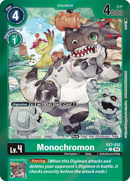Monochromon [EX7-033] (Foil) [Digimon LIBERATOR] - Destination Retro