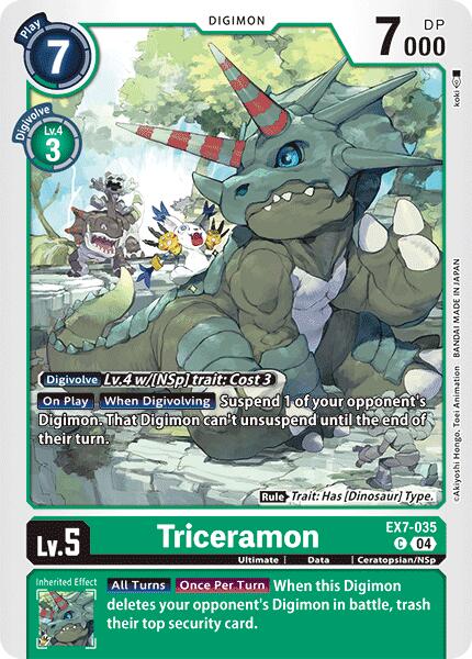 Triceramon [EX7-035] [Digimon LIBERATOR] - Destination Retro