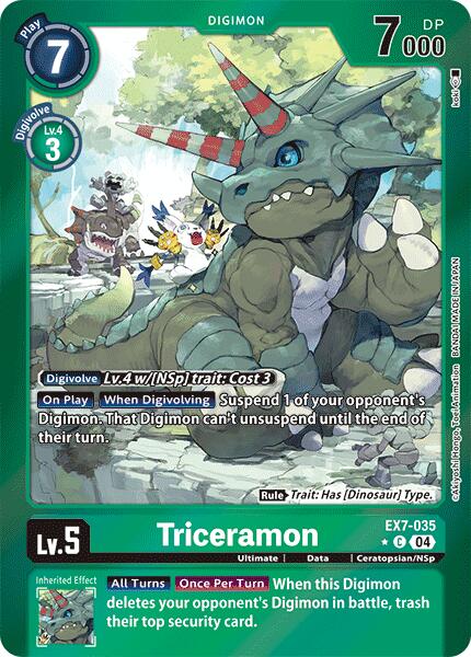 Triceramon [EX7-035] (Foil) [Digimon LIBERATOR] - Destination Retro