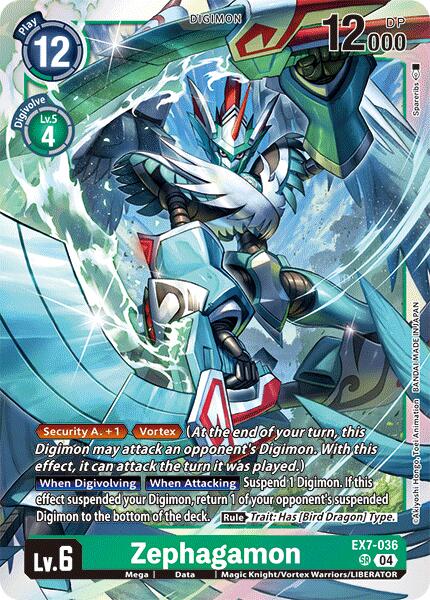 Zephagamon [EX7-036] [Digimon LIBERATOR] - Destination Retro
