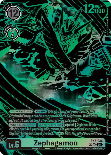 Zephagamon [EX7-036] (Textured) [Digimon LIBERATOR] - Destination Retro