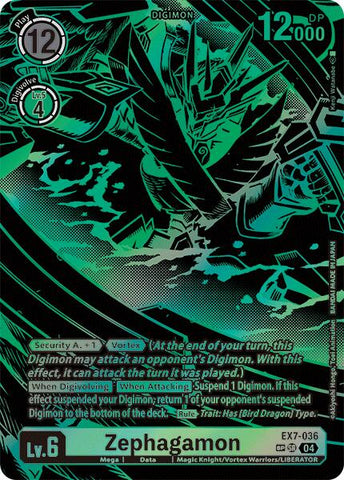 Zephagamon [EX7-036] (Textured) [Digimon LIBERATOR] - Destination Retro