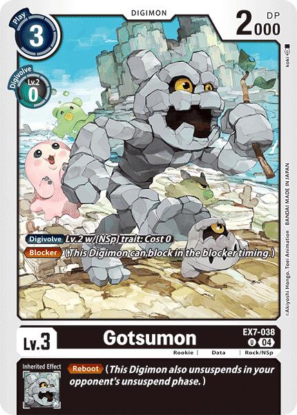 Gotsumon [EX7-038] [Digimon LIBERATOR] - Destination Retro