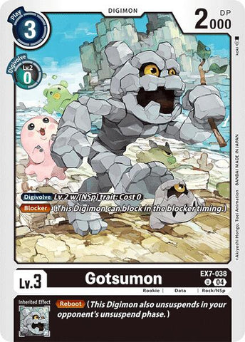 Gotsumon [EX7-038] [Digimon LIBERATOR] - Destination Retro