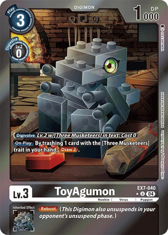 ToyAgumon [EX7-040] - EX7-040 (Foil) [Digimon LIBERATOR] - Destination Retro