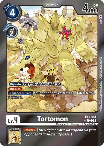 Tortomon [EX7-041] (Foil) [Digimon LIBERATOR] - Destination Retro