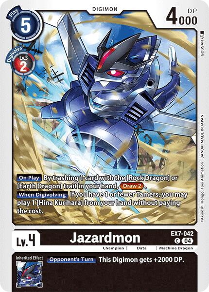Jazardmon [EX7-042] [Digimon LIBERATOR] - Destination Retro