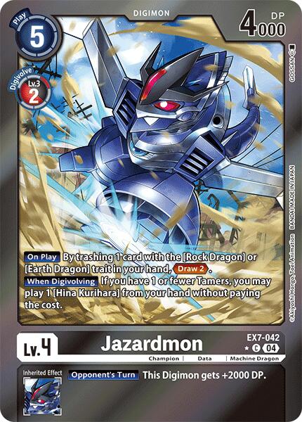 Jazardmon [EX7-042] (Foil) [Digimon LIBERATOR] - Destination Retro
