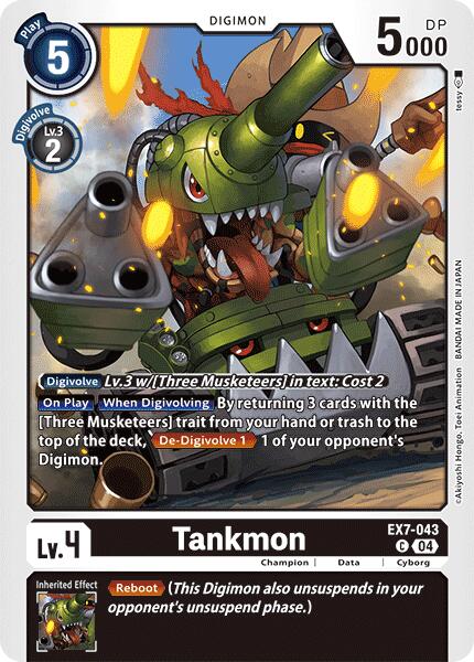 Tankmon [EX7-043] [Digimon LIBERATOR] - Destination Retro