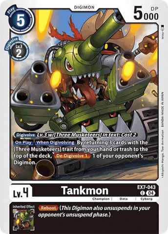 Tankmon [EX7-043] [Digimon LIBERATOR] - Destination Retro