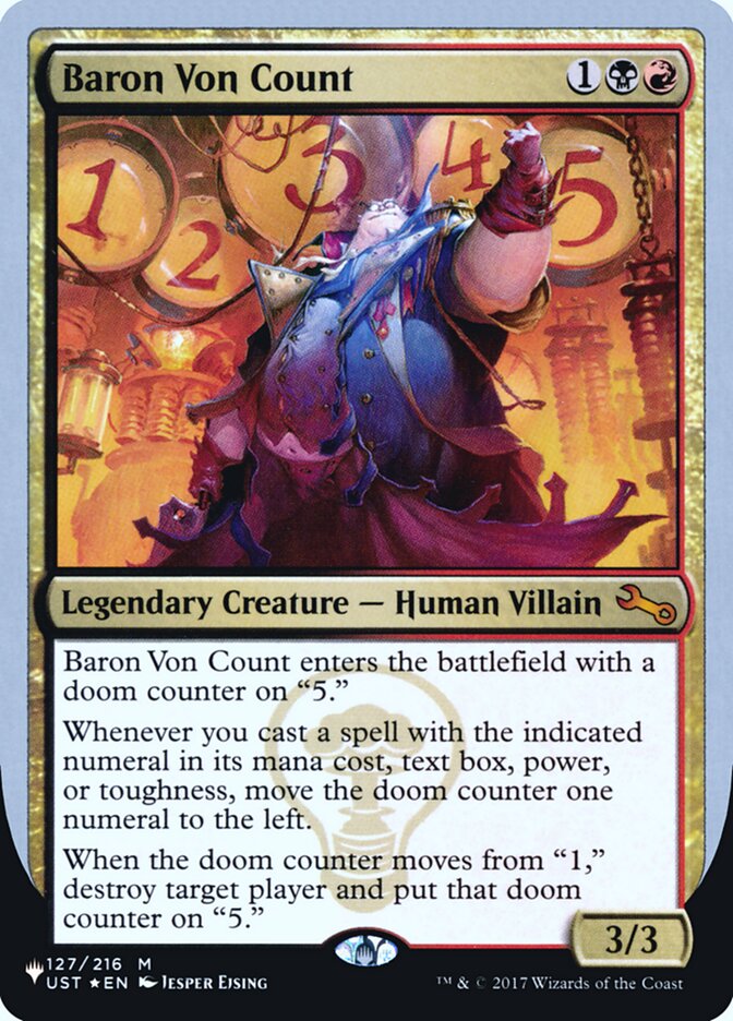Baron Von Count (Unfinity Foil Edition) [The List] - Destination Retro